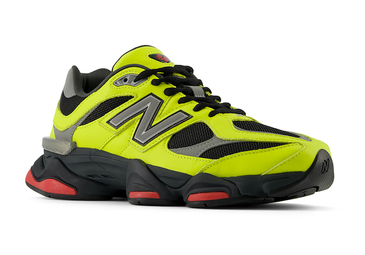 New Balance 9060 Neon Black Red U9060nrg 4