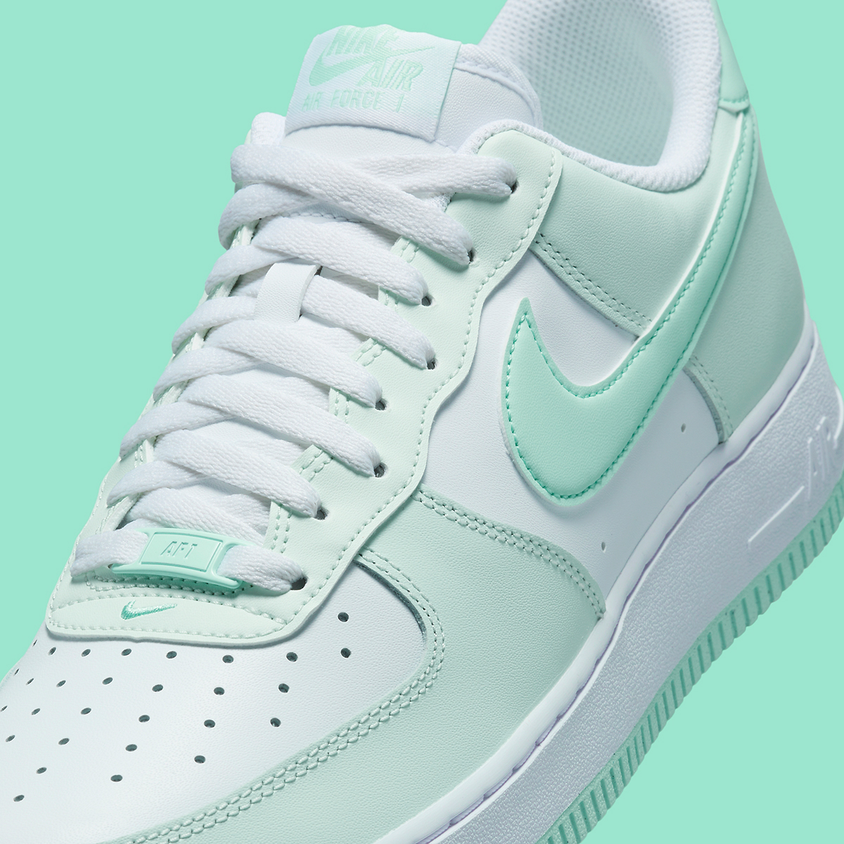 Nike Air Force 1 Low Barely Green Mint Foam White Fz4123 394 2