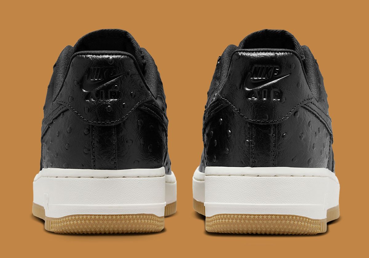 Nike Air Force 1 Low Black Ostrich Dz2708 002 1