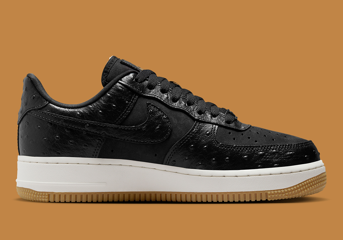 Nike Air Force 1 Low Black Ostrich Dz2708 002 5