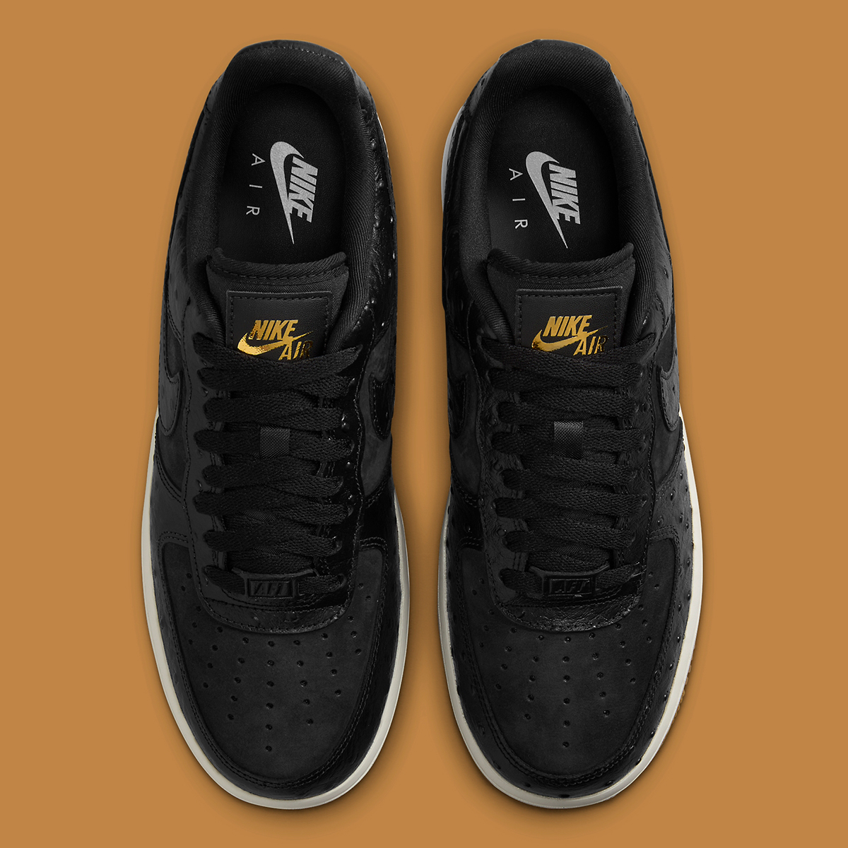Nike Air Force 1 Low Black Ostrich Dz2708 002 6