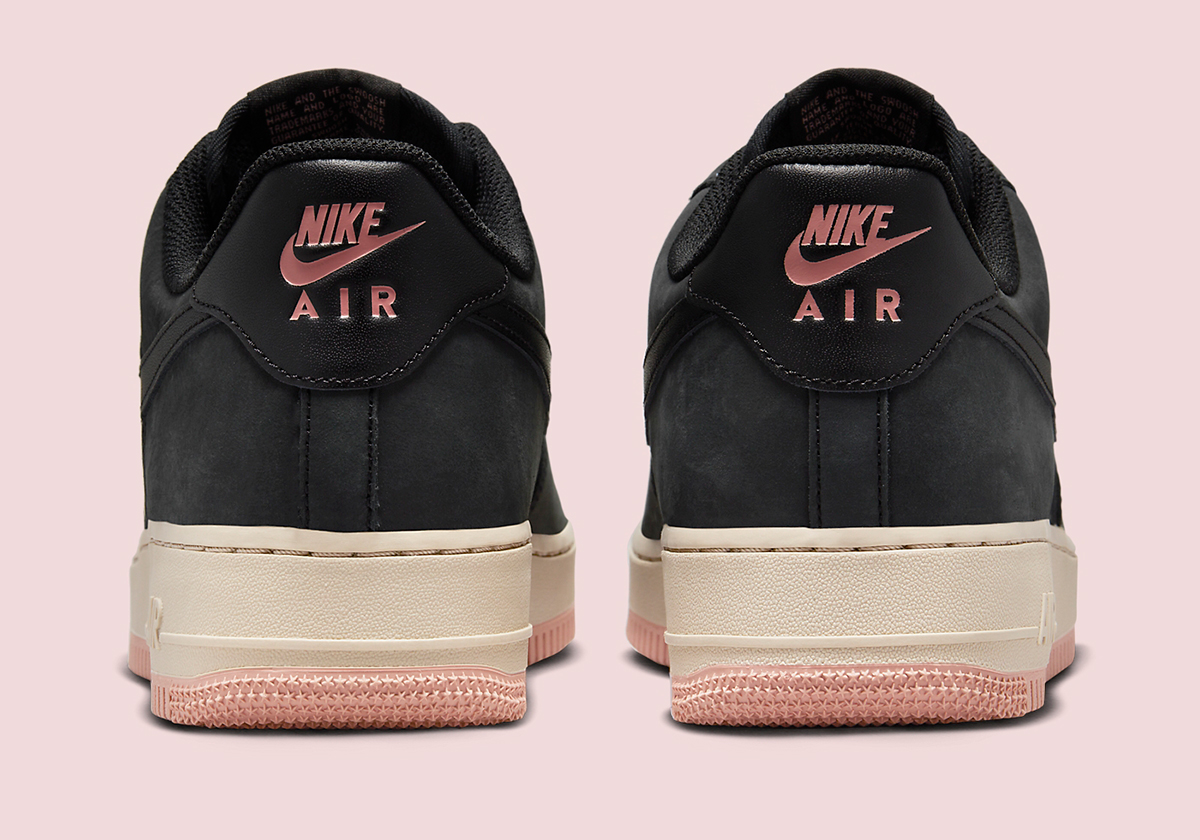 Nike Air Force 1 Low Premium Black Pink Fb8876 001 5