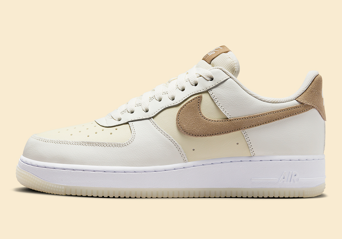 Nike Air Force 1 Low Sail Khaki Coconut Milk Fn5832 101 5