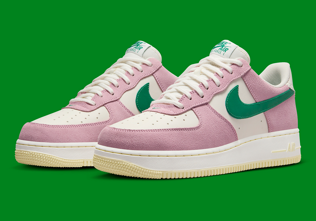 Nike Air Force 1 Low Sail Malachite Soft Pink Alabaster Fv9346 100 3