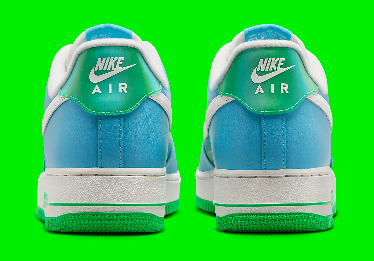 Nike Air Force 1 Low Stadium Green Aqua Blue Fz4032 407 4