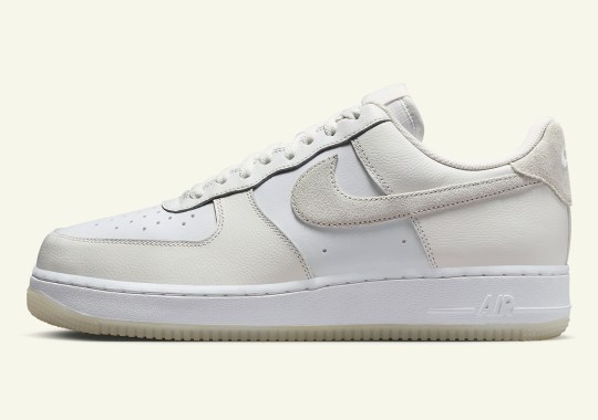 “Light Bone” Overlays Drape The Nike Air Force 1 Low