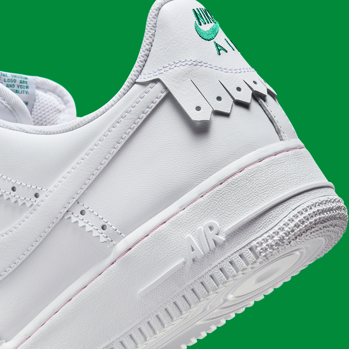 Nike Air Force 1 Low Tassel White Malachite Pink 9