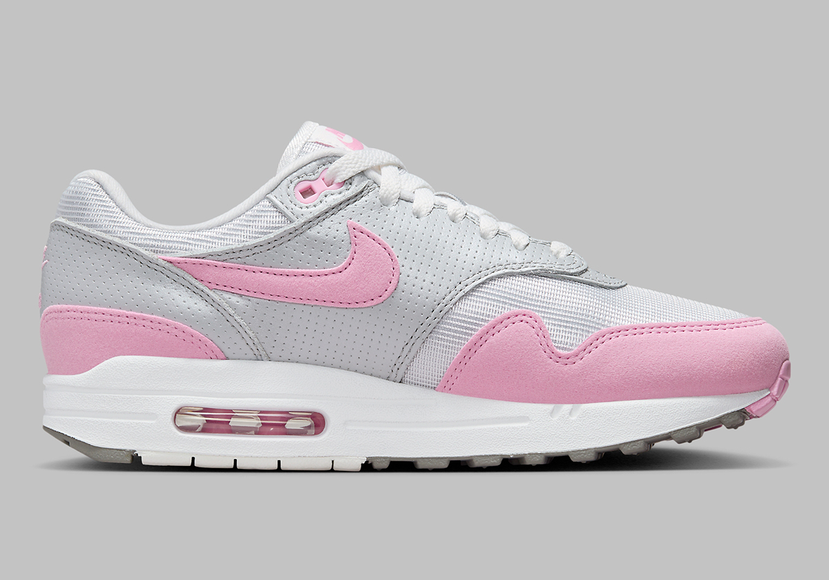 Nike Air Max 1 87 Metallic Platinum Pink Rise 5