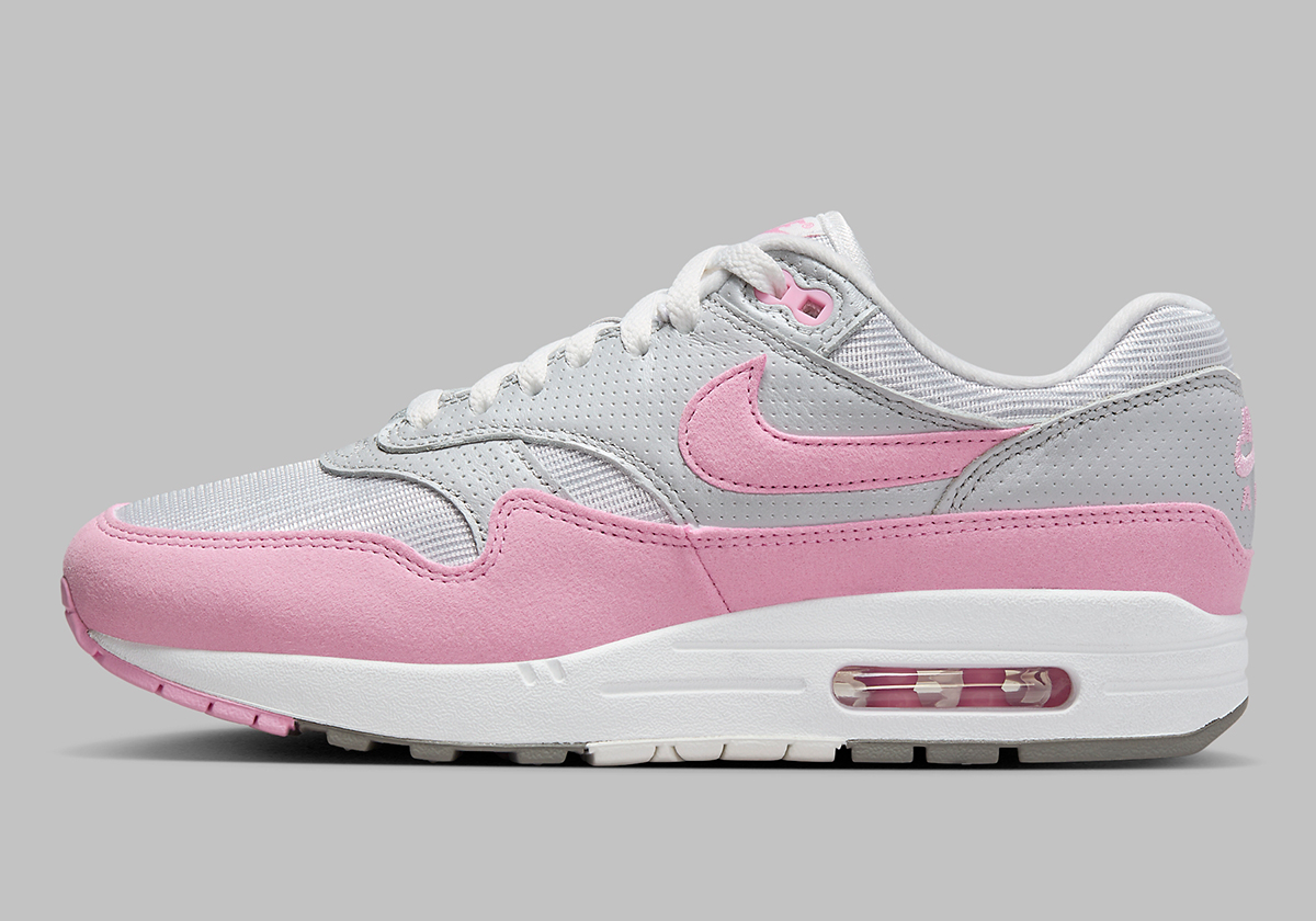 Nike Air Max 1 87 Metallic Platinum Pink Rise 8