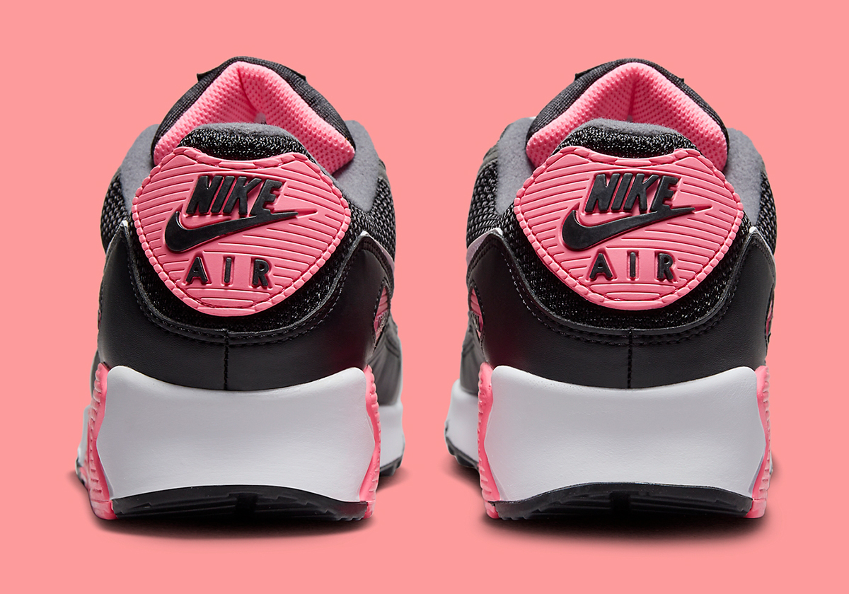 Nike Air Max 90 Black Grey Pink Hf9190 001 4