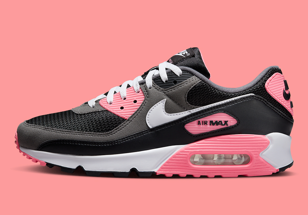 Nike Air Max 90 Black Grey Pink Hf9190 001 7