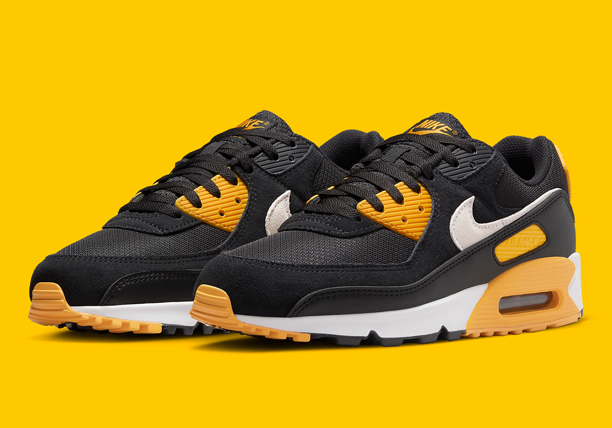 Nike Air Max 90 Black University Gold Fn6958 002 4