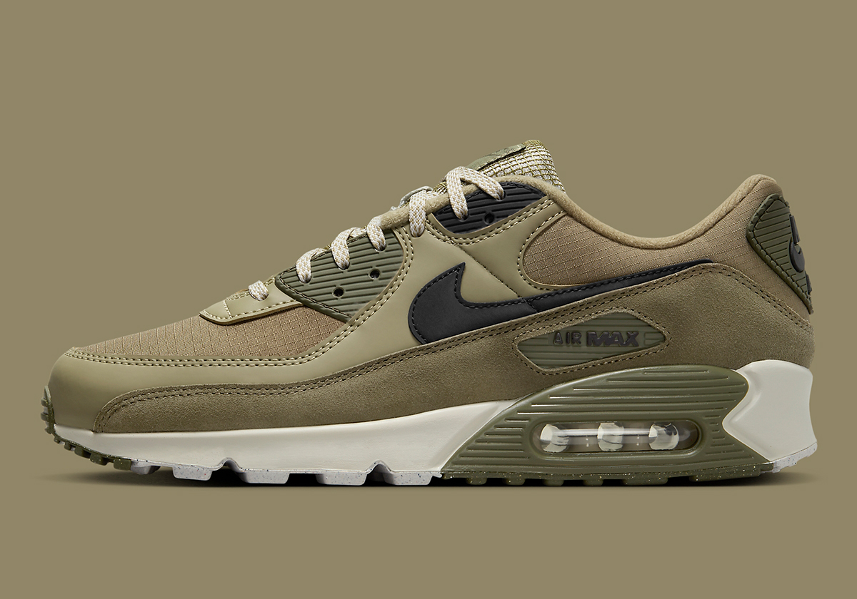 Nike Air Max 90 Neutral Olive Medium Olive Light Bone Black Fb9657 200 4