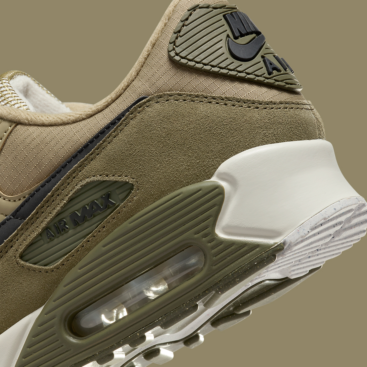 Nike Air Max 90 Neutral Olive Medium Olive Light Bone Black Fb9657 200 9