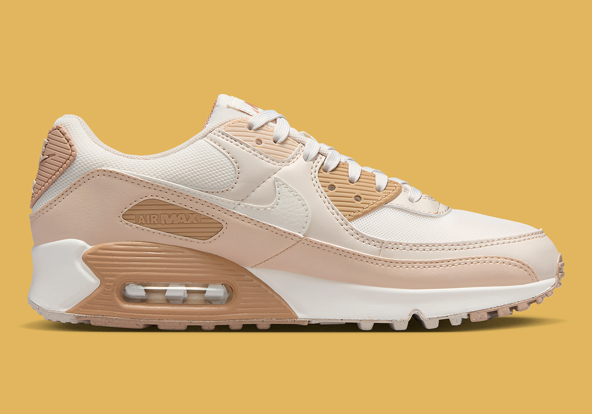 Nike Air Max 90 Womens Tan Coconut Milk Dh8010 004 2