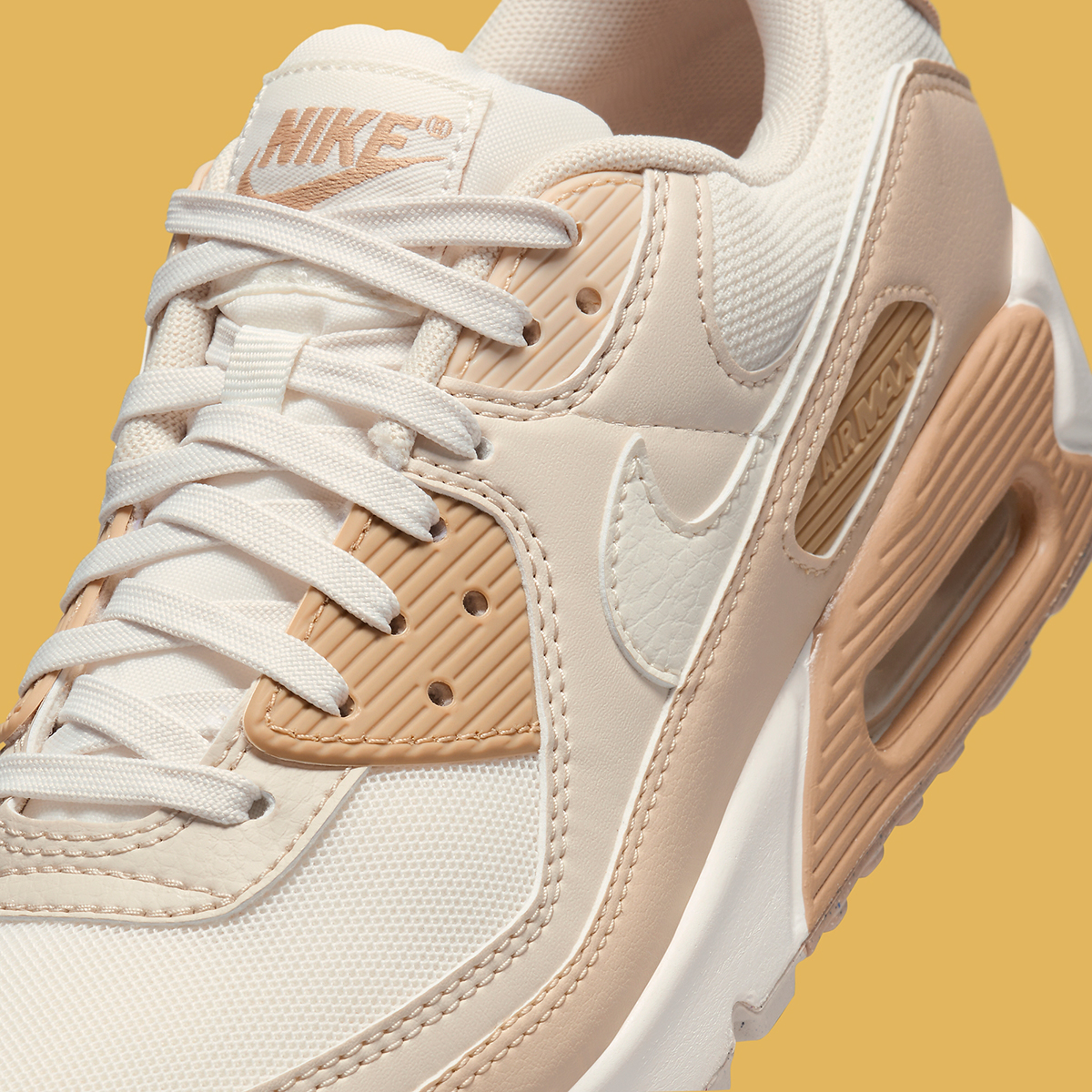 Nike Air Max 90 Womens Tan Coconut Milk Dh8010 004 4