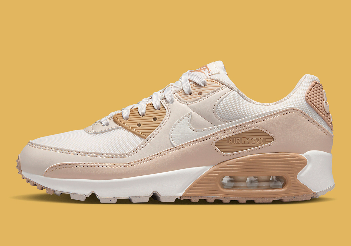 Nike Air Max 90 Womens Tan Coconut Milk Dh8010 004 5