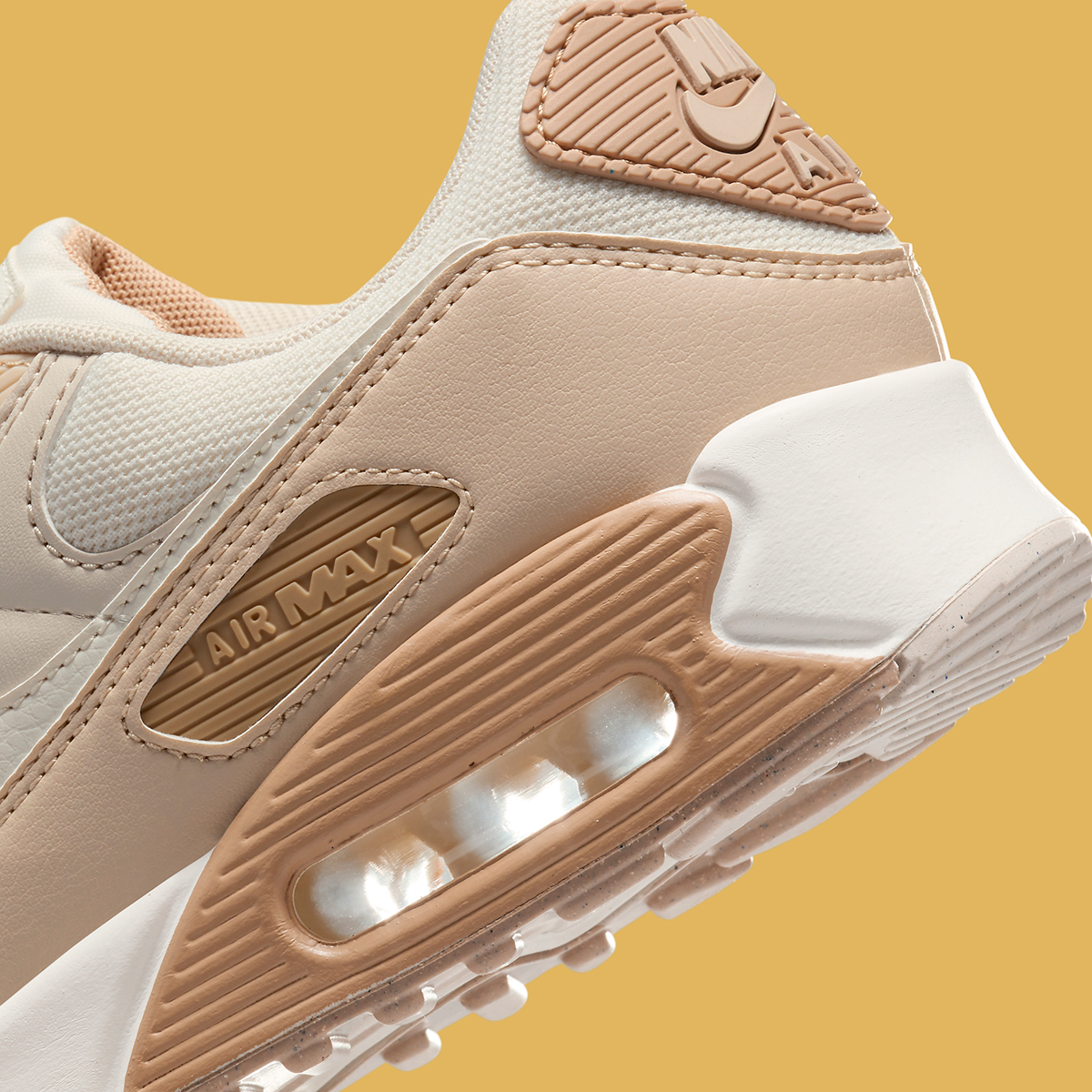 Nike Air Max 90 Womens Tan Coconut Milk Dh8010 004 7