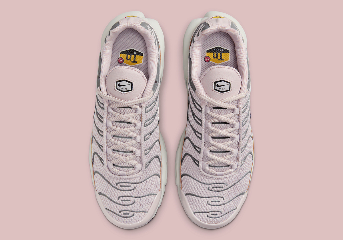 Nike Air Max Plus Womens Light Pink Silver Fv8480 001 6