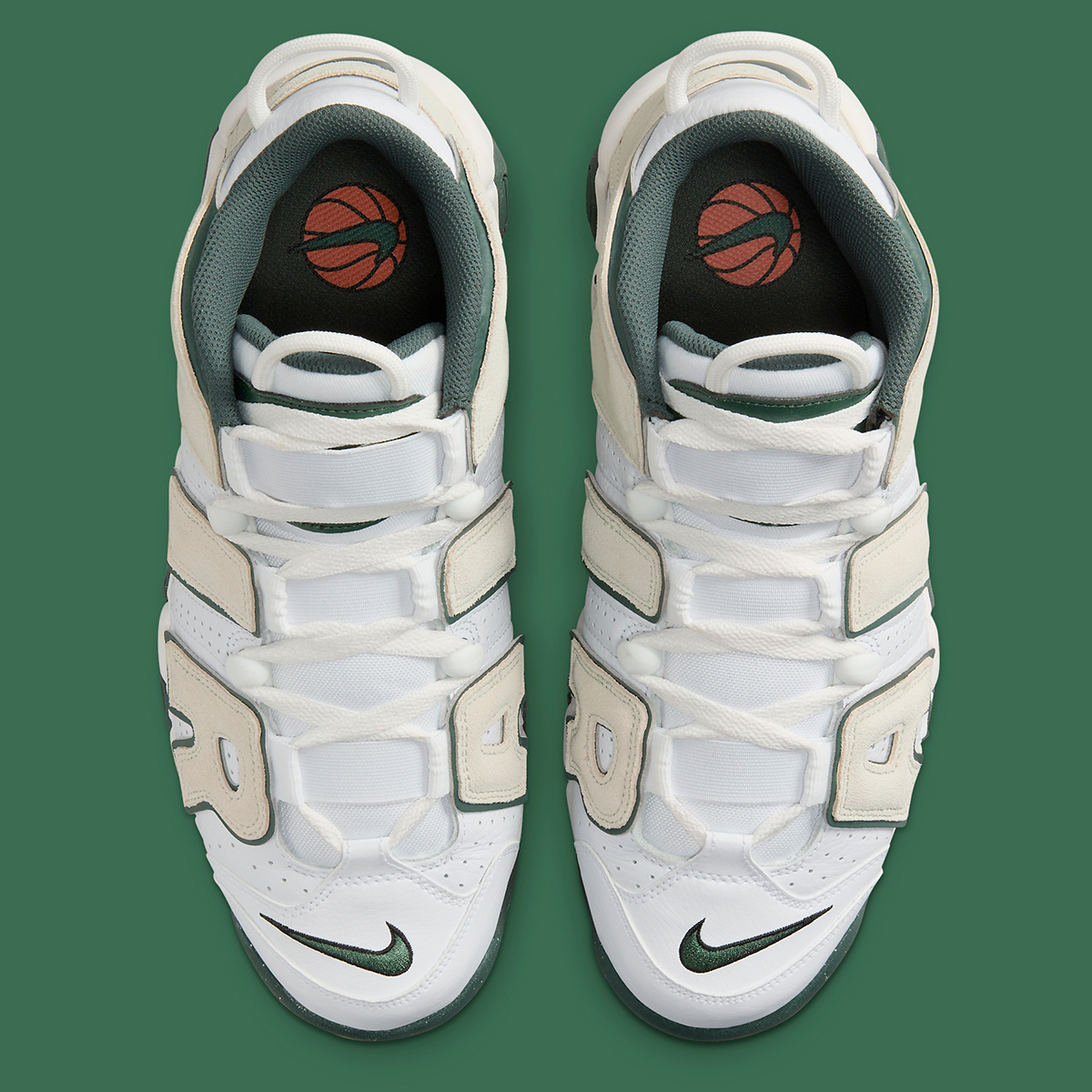 Nike Air More Uptempo White Sea Glass Vintage Green 2