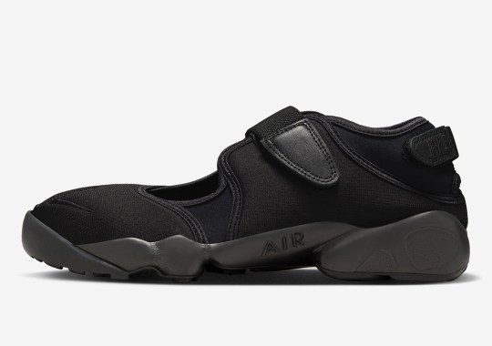 Fashion Girlies Rejoice: The Nike Air Rift Arrives In All Black