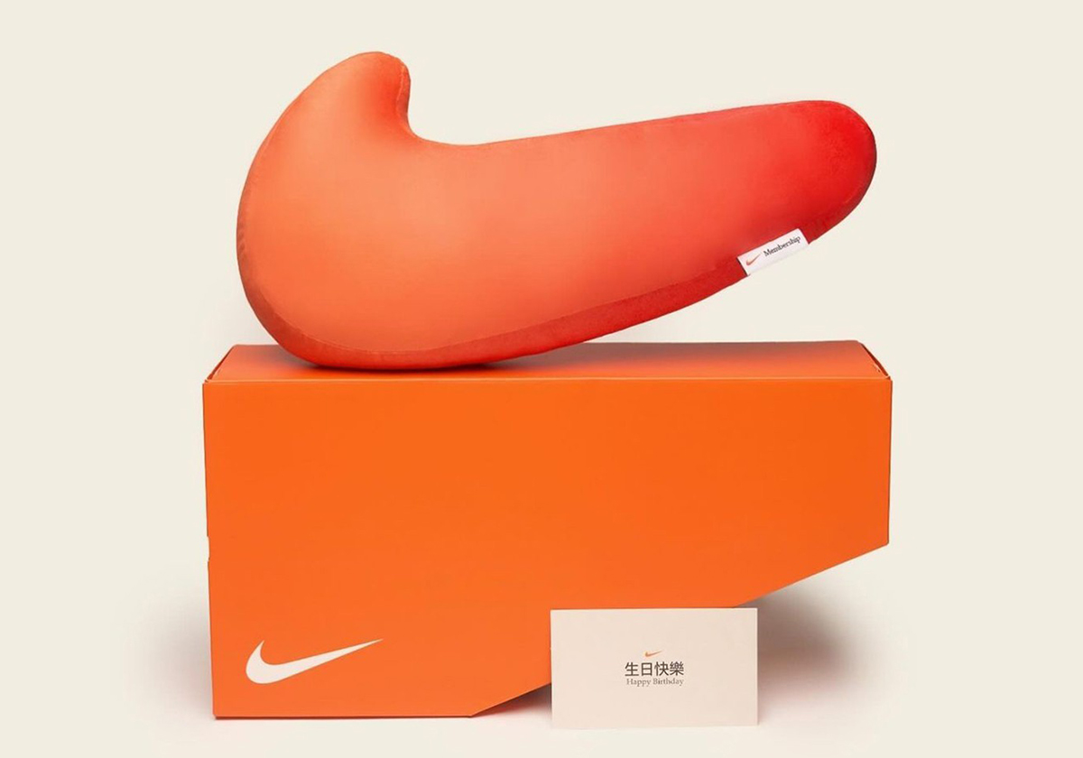 Giant Nike Swoosh Pillows Should Be On Your Birthday Gift List