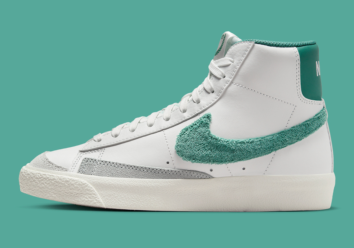 Nike Blazer Mid 77 Gs Green Chenille Fz1158 100 8