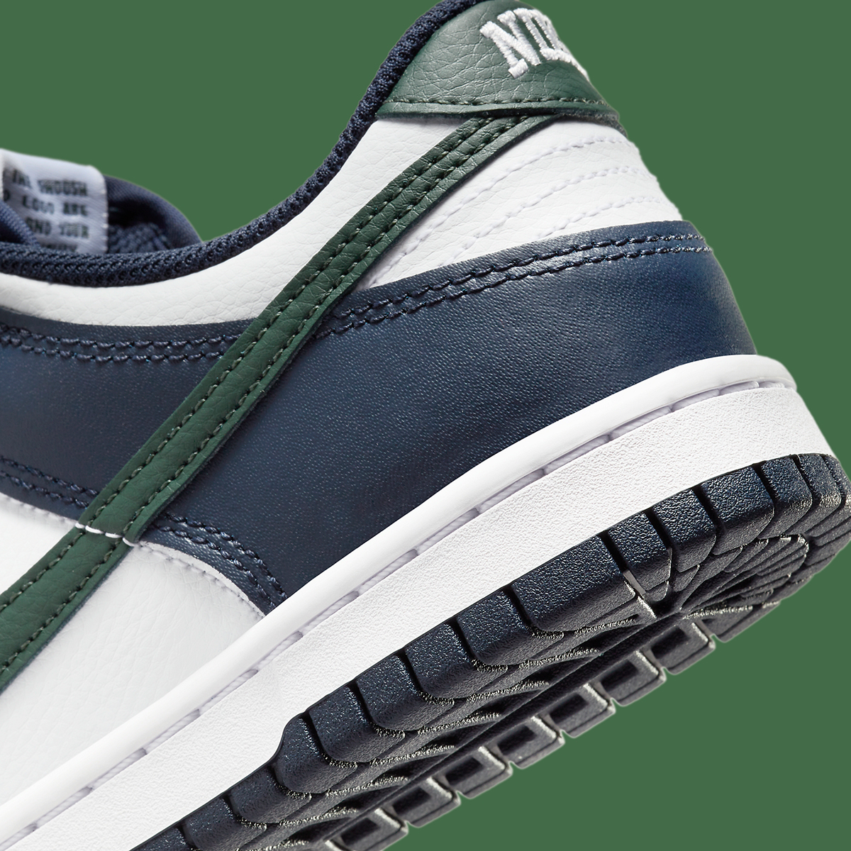 Nike Dunk Low Gs Varsity Navy Green 5