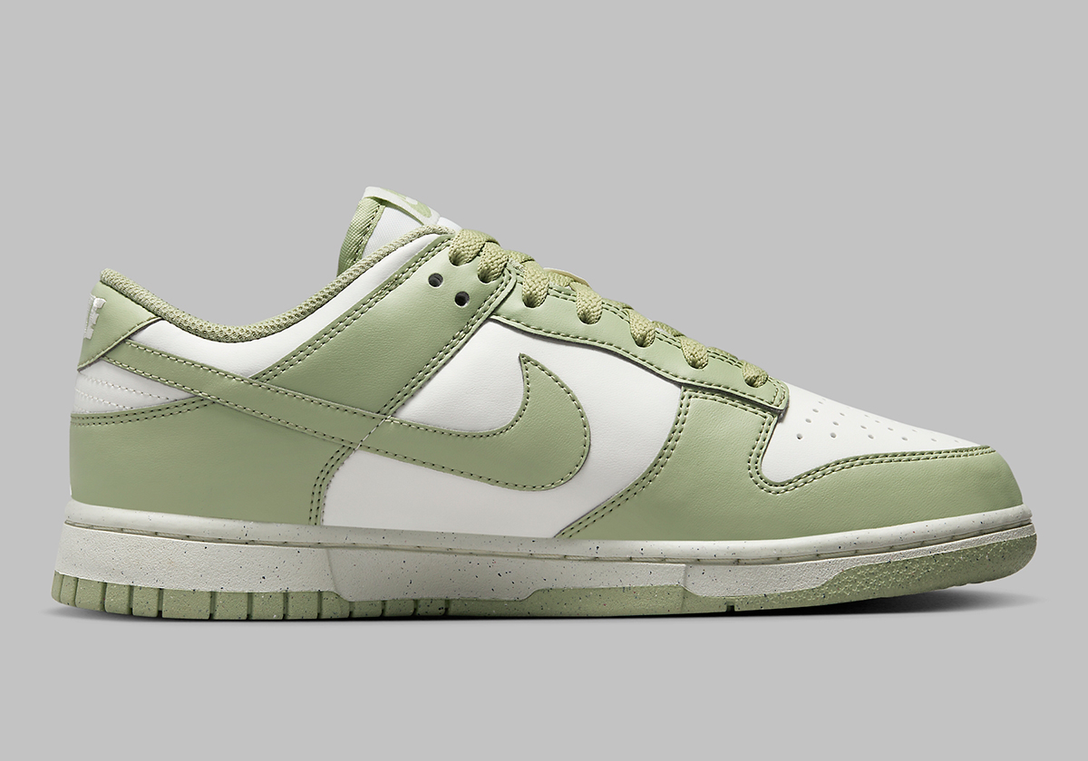 Nike Dunk Low Next Nature Olive Aura Sail Coconut Milk White Hf5384 300 5