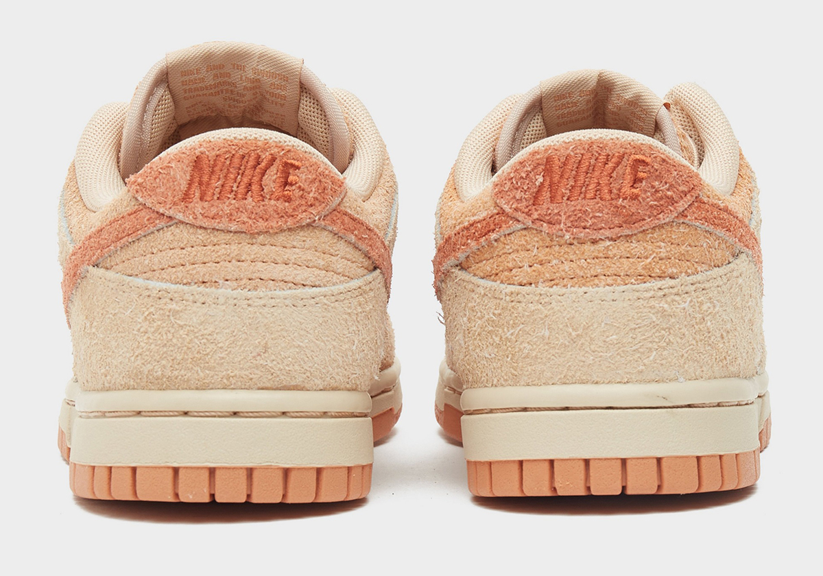 Nike Dunk Low Tan Orange Hairy Suede 1