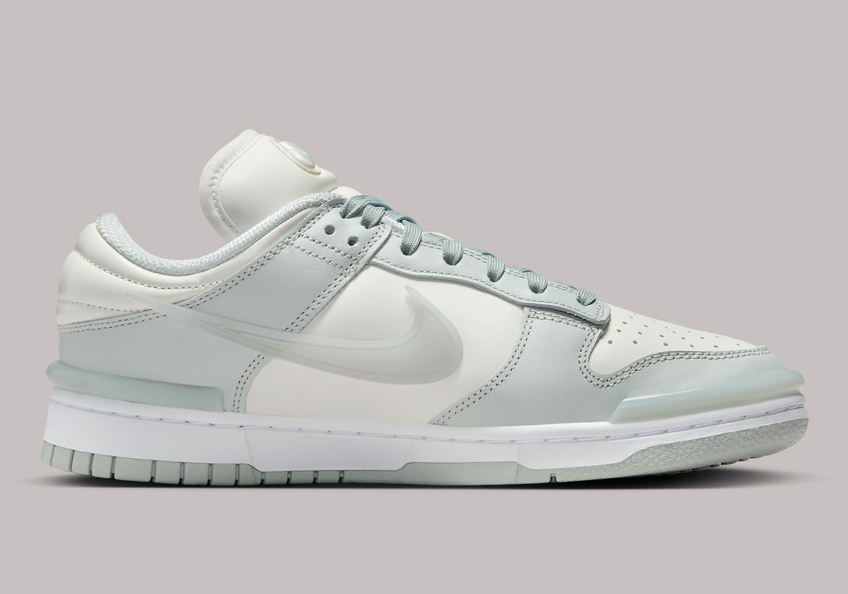 Nike Dunk Low Twist Light Silver Sail White Dz2794 004 5