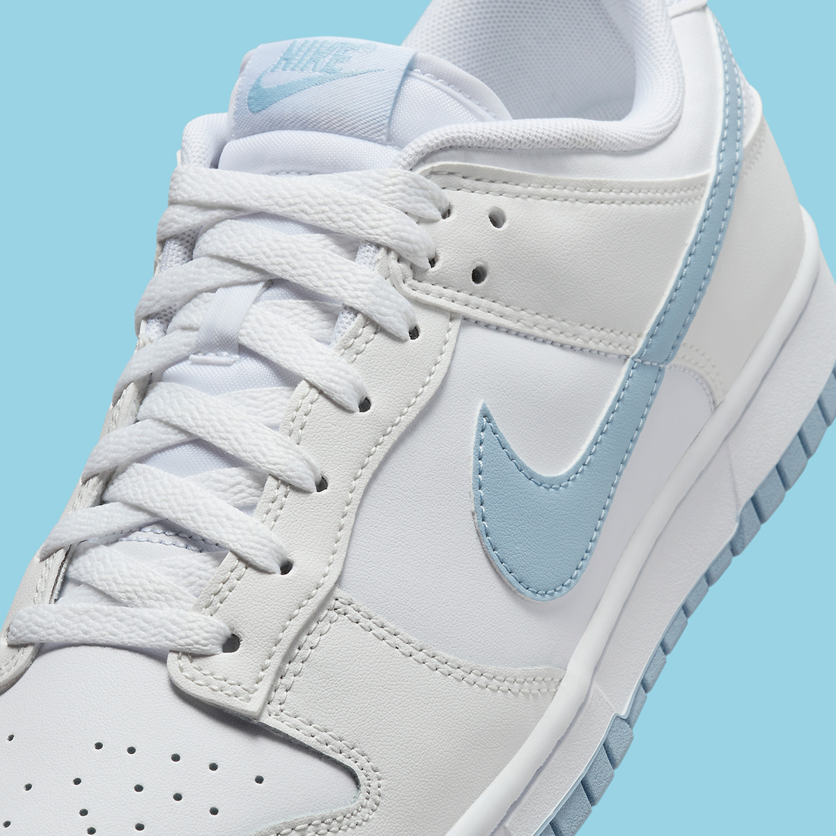 Nike Dunk Low White Light Armory Blue Dv0831 109 6