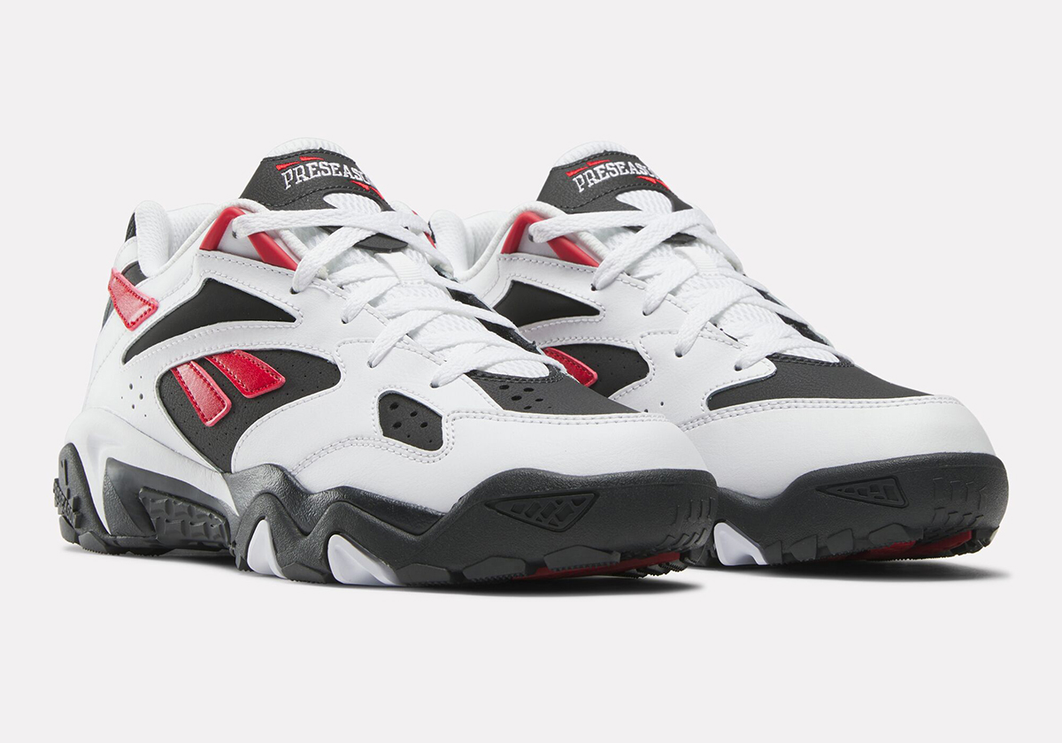 Reebok Preseason 94 Low White Black Red 100202785 3