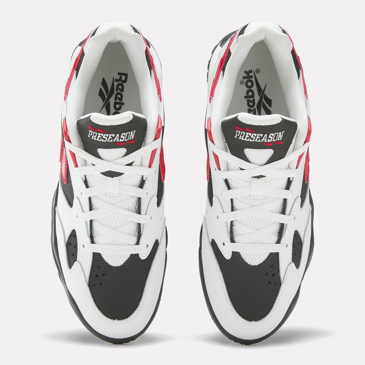 Reebok Preseason 94 Low White Black Red 100202785 4