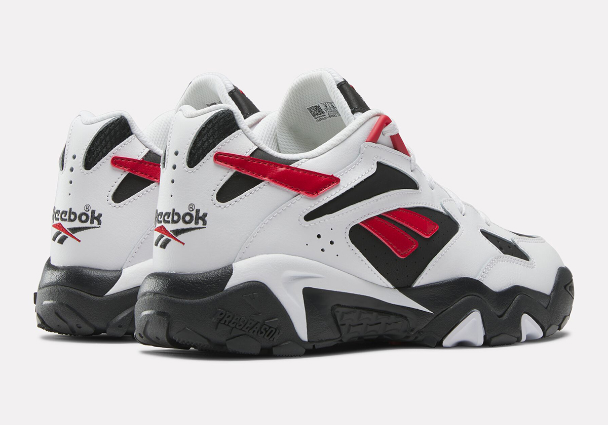 Reebok Preseason 94 Low White Black Red 100202785 7