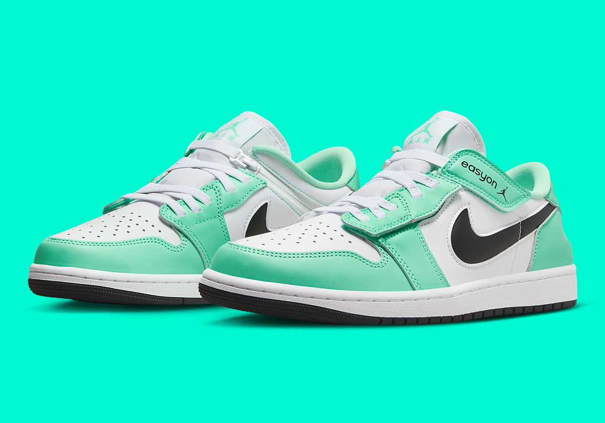 Accessible Air Jordan 1 Low Easy On Arrives In "Green Glow"