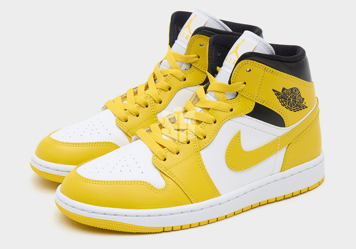 The Air Jordan 1 Mid Gets A "Vivid Sulfur" Colorway