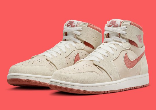 The Air Jordan 1 Zoom CMFT 2 Keeps Love In The Air With “Tan/Salmon”