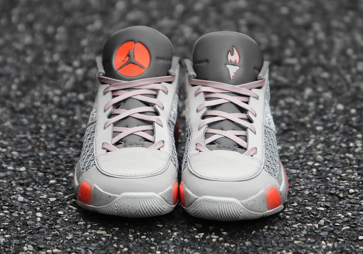 Air Jordan 38 Low Grey Orange Torch 7