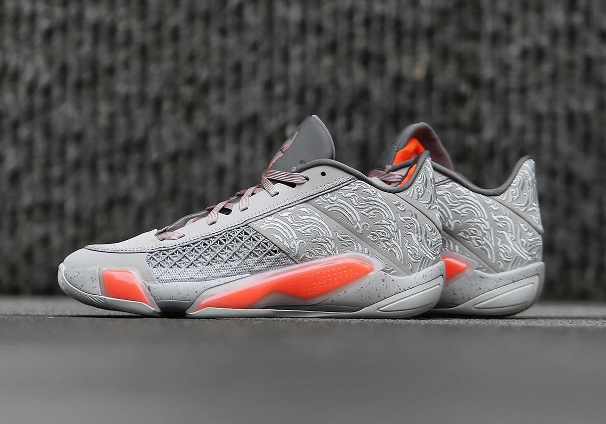 Air Jordan 38 Low Grey Orange Torch 8