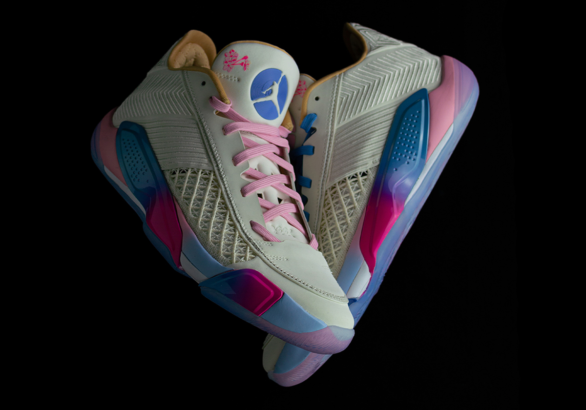 Air Jordan 38 Low Kiki Rice Cherry Blossom Pe 10