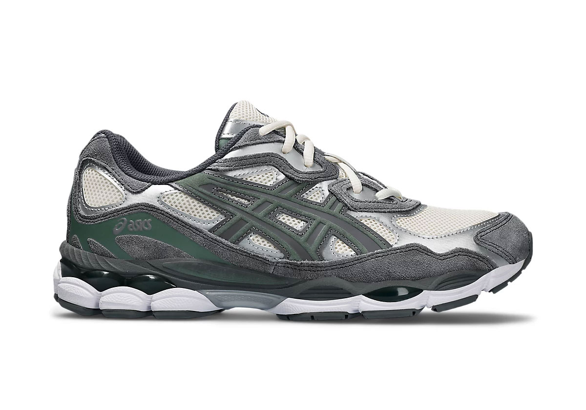 Asics Gel Nyc Cream Steel Grey Green 1203a383 101 1