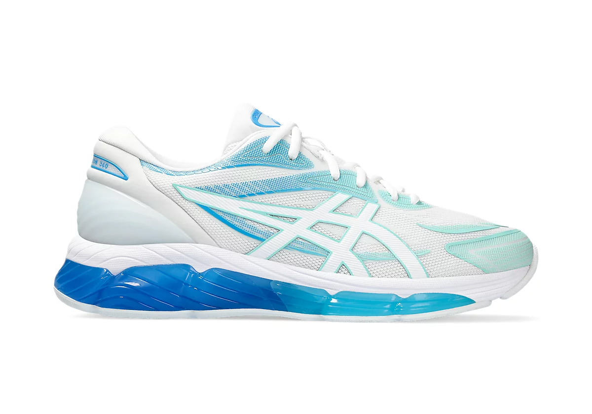 Asics Gel Quantum Viii White Azul Blue 1203a305 102 1