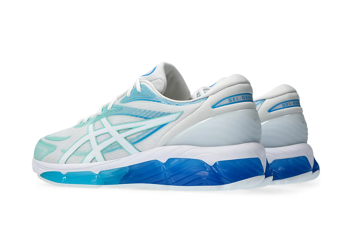 Asics Gel Quantum Viii White Azul Blue 1203a305 102 3