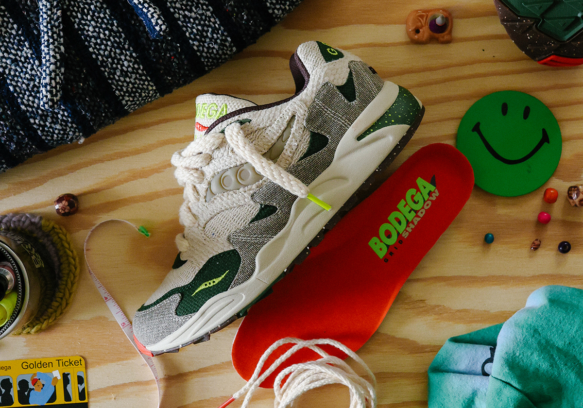 The Bodega x Saucony Grid Shadow 2 "Jaunt Woven" Is Dropping Again On March 1st