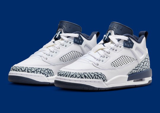 Official Images Of The Jordan Spiz’ike Low “White/Obsidian”