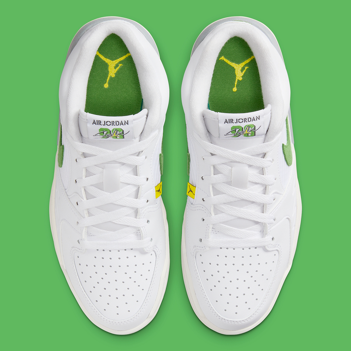 Jordan Stadium 90 White Chlorophyll Yellow Sail Hf4984 100 8