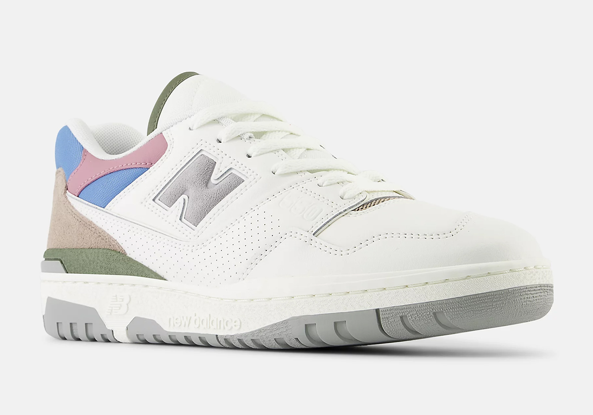 New Balance 550 Sea Salt Pink Blue Bb550pga 3