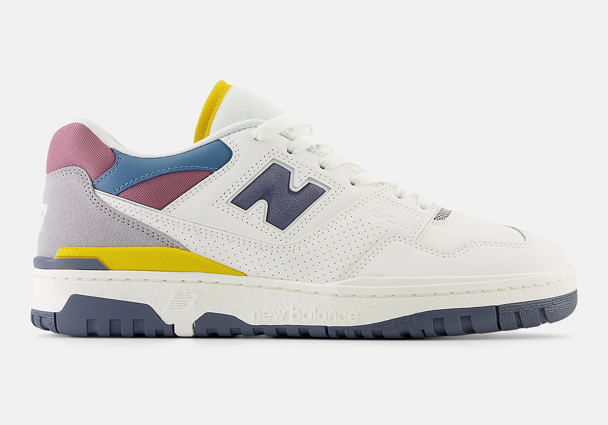 New Balance 550 Sea Salt Yellow Blue Bb550pgb 1