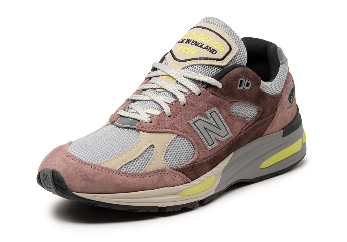 New Balance 991v2 Rosewood U991mg2 3